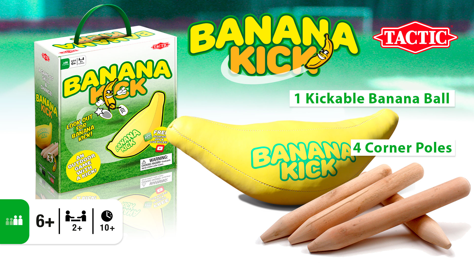 Uutuus Banana Kick! Mölkky
